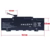 HP EliteBook 635 Aero G11, Pavilion Aero 13-BE, 13Z-BE, 13-BG, Envy x360 14-es 11.55V 3560mAh OEM laptop akkumulátor