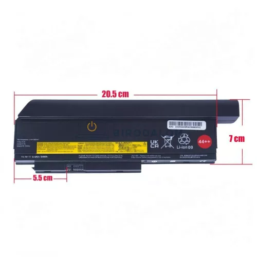 Lenovo ThinkPad X220, X230 11.1V 8400mAh (94Wh) 9-cellás OEM laptop akkumulátor