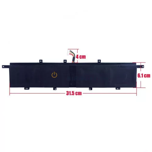 Asus ZenBook Pro Duo 15 UX582, UX582L, UX582LR OEM laptop akkumulátor – 15.48V 5810mAh (92Wh)