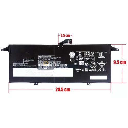 Lenovo ThinkBook 13x ITG, ThinkBook Plus G2 ITG OEM laptop akkumulátor, 15.48V 3425mAh (53Wh)