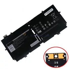   Dell XPS 13 9310 2-in-1 (P103G002) OEM laptop akkumulátor, 7.6V 6375mAh (51Wh) 4-cellás