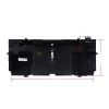 Dell XPS 13 9310 2-in-1 (P103G002) OEM laptop akkumulátor, 7.6V 6375mAh (51Wh) 4-cellás