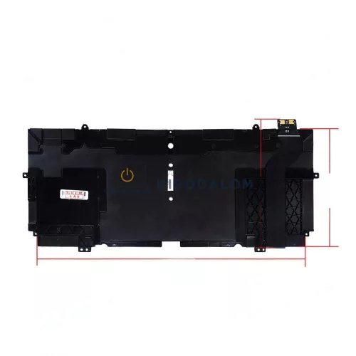 Dell XPS 13 9310 2-in-1 (P103G002) OEM laptop akkumulátor, 7.6V 6375mAh (51Wh) 4-cellás