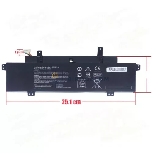 Asus Chromebook C300, C300M, C300MA OEM laptop akkumulátor 11.4V 4110mAh (48Wh)