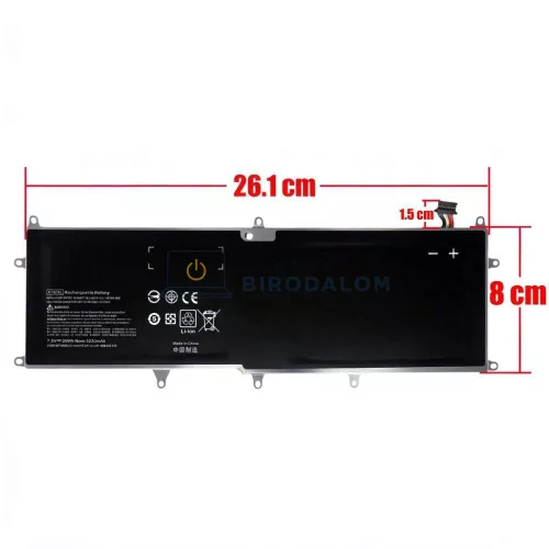HP Pro x2 612 G1 7.5V 3230mAh (25Wh) OEM tablet akkumulátor