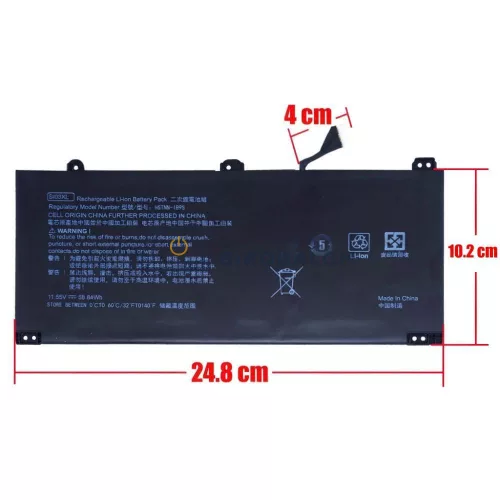 HP Chromebook x360 14C-CC, 14c-cc, EliteBook C645 14 G2 gyári laptop akkumulátor, 11.55V 4840mAh (58