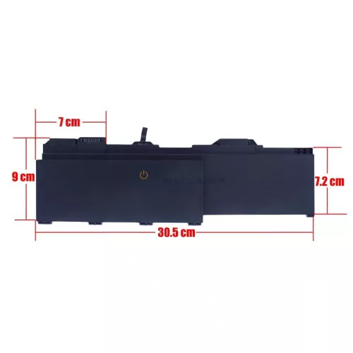 HP ZBook Fury 15 G7/G8, Fury 17 G7/G8, ZBook 15 G7 OEM laptop akkumulátor 15.44V 6080mAh (94Wh)