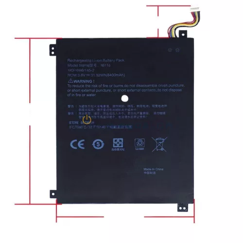 Lenovo IdeaPad 100S-11IBY, 100S-80 gyári laptop akkumulátor 3.8V 8400mAh (31.92Wh)