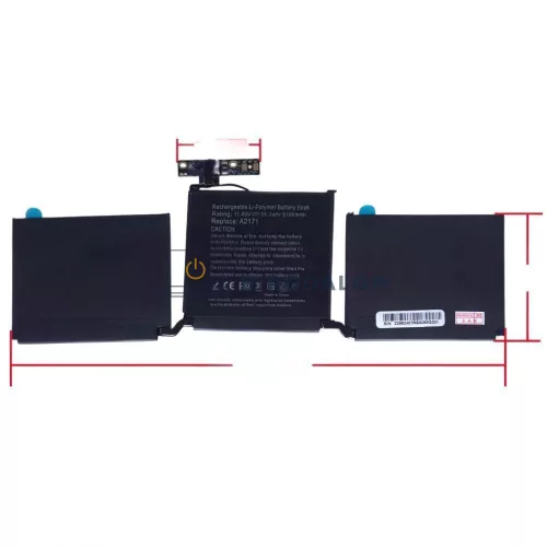 Apple MacBook Pro 13" A2159, A2171, A2289, A2338 (2019–2020) OEM laptop akkumulátor 11.4V 5103mAh (5