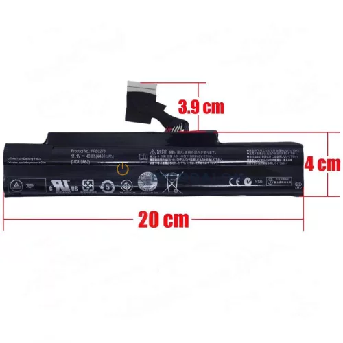 Fujitsu Lifebook 552, AH552, AH552/SL OEM laptop akkumulátor, 11.1V 4400mAh (48Wh)