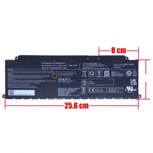 Toshiba Dynabook U30, A40-J, A40-K, A50-J, A50-K, Tecra X40-K gyári laptop akkumulátor, 15.4V 3450mA