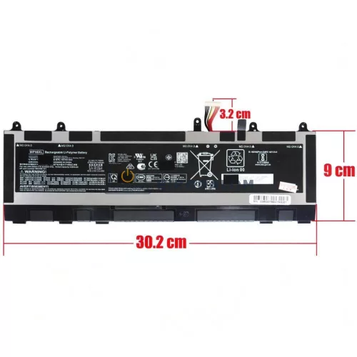 HP EliteBook 860 G9/G10/G11, 865 G9/G10/G11, ZBook Firefly 16 G9/G10 11.58V 6304mAh OEM laptop akkum