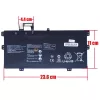 Huawei MateBook X 2020 EUL-W19 / EUL-W29 / EULD-WFE9 OEM laptop akkumulátor, 11.46V 3665mAh