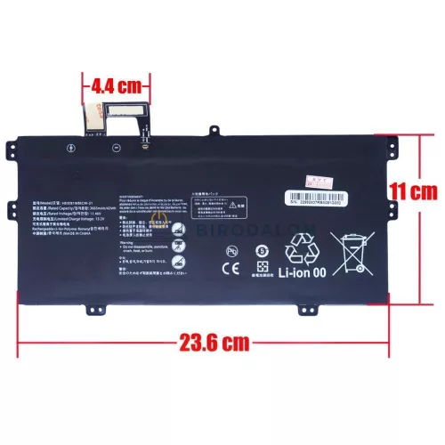 Huawei MateBook X 2020 EUL-W19 / EUL-W29 / EULD-WFE9 OEM laptop akkumulátor, 11.46V 3665mAh
