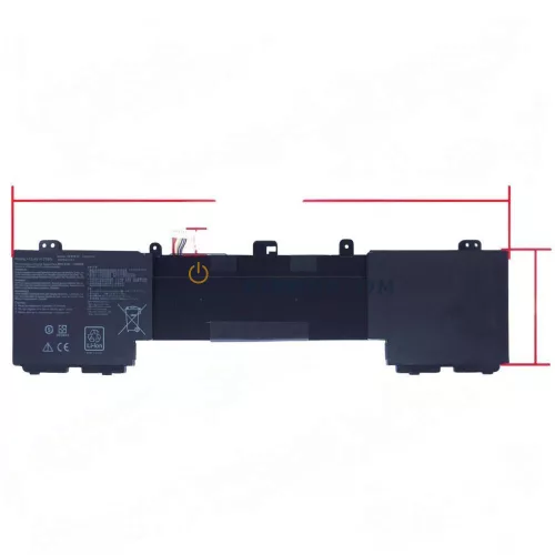 Asus ZenBook Pro UX550, UX550VD, UX550VE OEM laptop akkumulátor – 15.4V 4790mAh (73Wh)