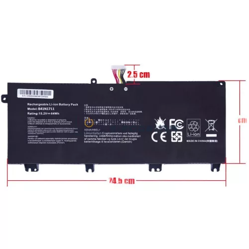 Asus ROG Strix GL503VM, GL503V, GL503VD, GL703, GL703GE, FX63VM OEM laptop akkumulátor