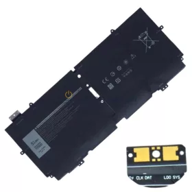   Dell XPS 13 7390 2-in-1 (P103G) OEM laptop akkumulátor, 7.6V 6375mAh (51Wh)