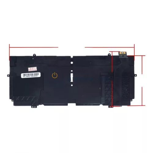 Dell XPS 13 7390 2-in-1 (P103G) OEM laptop akkumulátor, 7.6V 6375mAh (51Wh)