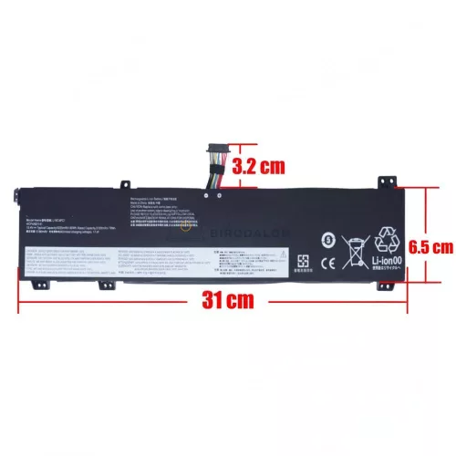 Lenovo Legion 5-15IMH05, 5-15IMH05H, 5P-15IMH05, 5P-15IMH05H, 5-15ARH05, 5-15ARH05H OEM laptop akkumulátor 15.4V 80Wh