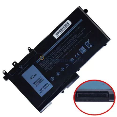 Dell Latitude 5280, 5290, 5480, 5490, 5495, 5580, 5590 OEM laptop akkumulátor, 11.4V 3685mAh (42Wh)
