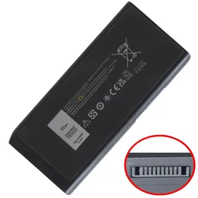   Dell Latitude 14 Rugged 5404, 5414, Rugged Extreme 7204, 7404, 7414 OEM laptop akkumulátor, 11.1V 5300mAh (65Wh)