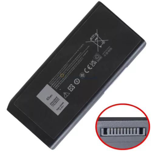 Dell Latitude 14 Rugged 5404, 5414, Rugged Extreme 7204, 7404, 7414 OEM laptop akkumulátor, 11.1V 5300mAh (65Wh)