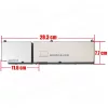 Dell Precision 7550, 7560, 7750, 7760 OEM laptop akkumulátor, 11.4V 7922mAh (95Wh)