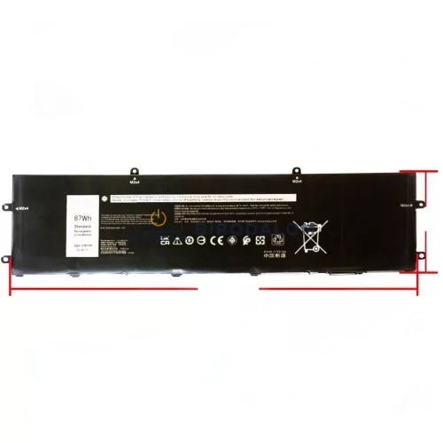 Dell Alienware x17 R1, x17 R2, x15 R1, x15 R2, Inspiron 16 7620 11.4V 7250mAh (87Wh) OEM laptop akku
