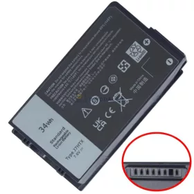   Dell Latitude 12 Rugged Tablet 7202, 7212, 7220, Rugged Extreme 7220EX OEM laptop akkumulátor, 7.6V 4342mAh (34Wh)