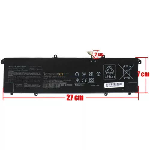 Asus VivoBook S13 S333, S15 S533, X321EA, VivoBook 16X M1603 OEM laptop akkumulátor 11.55V 4335mAh (50Wh)
