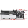 Lenovo ThinkPad X13 Yoga Gen 2, X13 Yoga Gen 3 11.58V 4560mAh (52.8Wh) OEM laptop akkumulátor