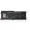 Dell Alienware Area-51m R2 OEM laptop akkumulátor 11.4V 7500mAh (90Wh)