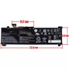Lenovo LOQ 15IRX9, LOQ 15AHP9, LOQ 15ARP9, Legion 5 15IAX10, IdeaPad 15IAX9I OEM laptop akkumulátor, 15.44V 3887mAh (60Wh)