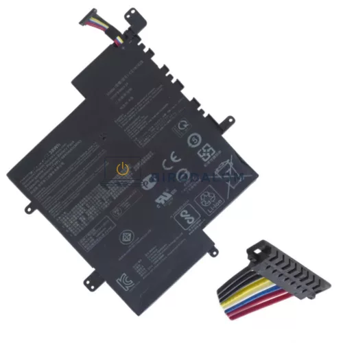 Asus VivoBook E203MA, E203NA, E12, X207NA, R207NA, L203NA OEM laptop akkumulátor 7.6V 5000mAh (38Wh)