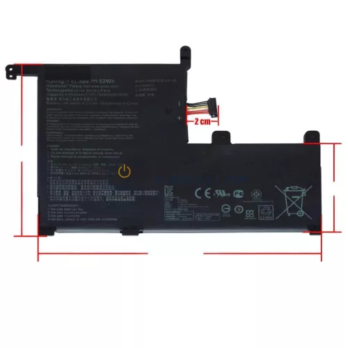 Asus ZenBook Flip UX561UA, UX561UN, UX561UNR, UX561UAR, Q505UA, Q525UA gyári laptop akkumulátor 11.5