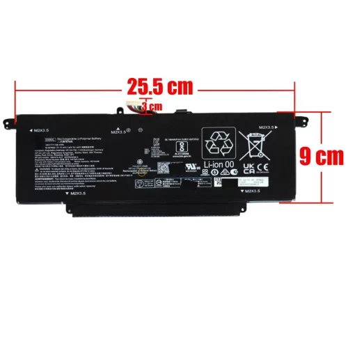 HP Elite Dragonfly 13.5 G3, G4 OEM laptop akkumulátor, 11.58V 5673mAh (68.4Wh)