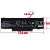 HP EliteBook x360 1040 G11 OEM laptop akkumulátor 11.58V 5638mAh ER06XL