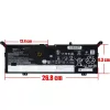 Lenovo Yoga Slim 7 14ILL10, Slim 7 15ILL9, Yoga 7 2-in-1 14ILL10, 16ILL10 laptop akkumulátor, 7.74V 