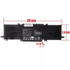 Asus ZenBook 13 UX333, UX333F, UX333FA, UX333FN, UX333FLC OEM laptop akkumulátor, 11.55V 4335mAh (50Wh)