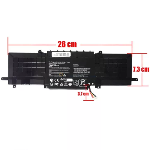 Asus ZenBook 13 UX333, UX333F, UX333FA, UX333FN, UX333FLC OEM laptop akkumulátor, 11.55V 4335mAh (50Wh)