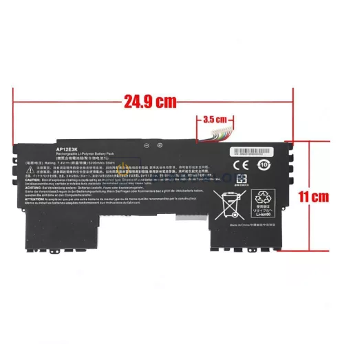Acer Aspire S7 Ultrabook S7-191, S7-391 OEM laptop akkumulátor 7.4V 3790mAh