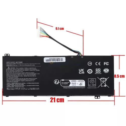 Acer Spin 3 SP314-52, Spin 3 SP314-52-37XY, Spin 3 SF314-52-57EJ, Spin 3 SP314-52-30SD, Spin 3 SP314-52-31FP 11.55V 5360