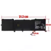Asus ZenBook Pro N501L, UX501V, UX501VW, N501VW, ROG G501VW OEM laptop akkumulátor – 11.4V 8200mAh (