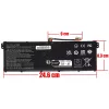 Acer Swift 3 SF314-59, Swift 3 SF313-53, Swift 3 SF314-511, Swift 5 SF514-55T, Swift 5 SF514-55TA 11.61V 4683mAh (54.36W