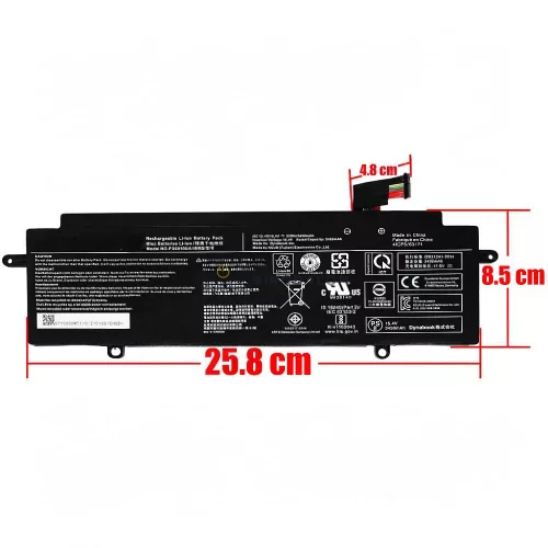 Toshiba Dynabook Portege X30W / X30W-J laptop akkumulátor, 15.4V 3450mAh (53Wh) OEM