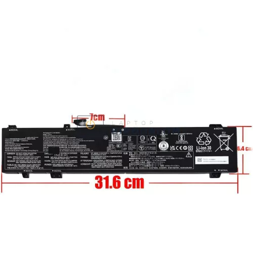 Lenovo LOQ 15IRX10, LOQ 15AHP10, LOQ 17IRX10 OEM laptop akkumulátor, 12.92V 4644mAh (60Wh)