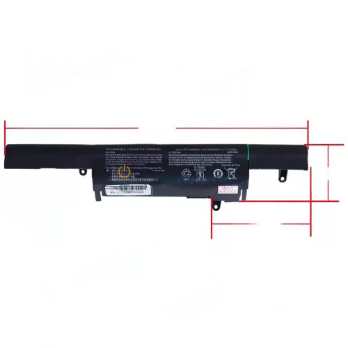 Turbo-X W940TU, W945TU / Clevo W940, W942, W945, W947 11.1V 4300mAh (48Wh) OEM laptop akkumulátor