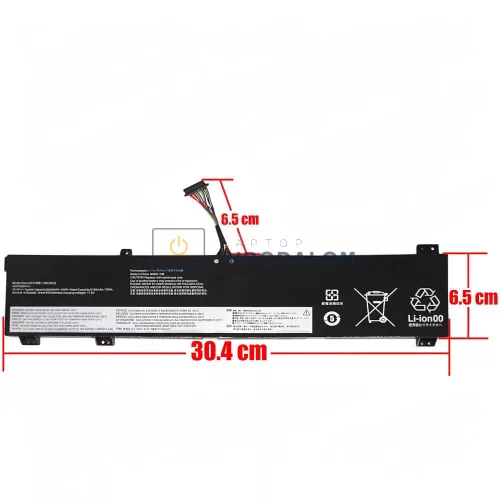 Lenovo Legion 5 17ARH05H / 17IMH05H / 17IMH05 / Legion 7 15IMg05 / 15IMH05 laptop akkumulátor, feket