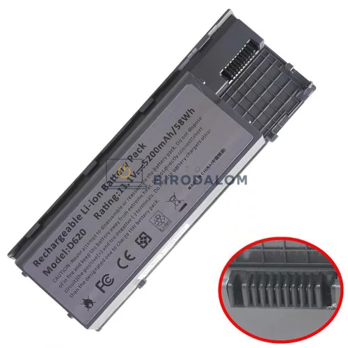 Dell Latitude D620 D630 D631 D630c Precision M2300 OEM laptop akkumulátor 11.1V 5200mAh 58Wh