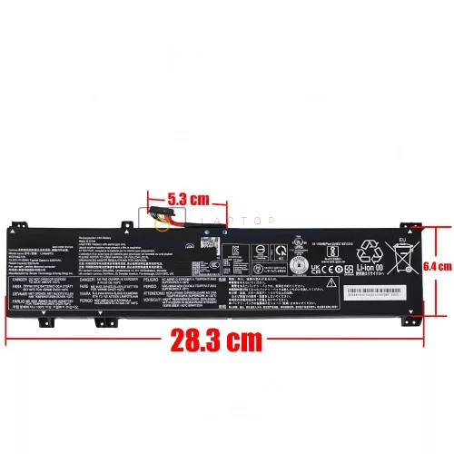 Lenovo Legion 5 / Legion Pro 5 / LOQ 15-16 sorozat 15.52V 80Wh OEM laptop akkumulátor